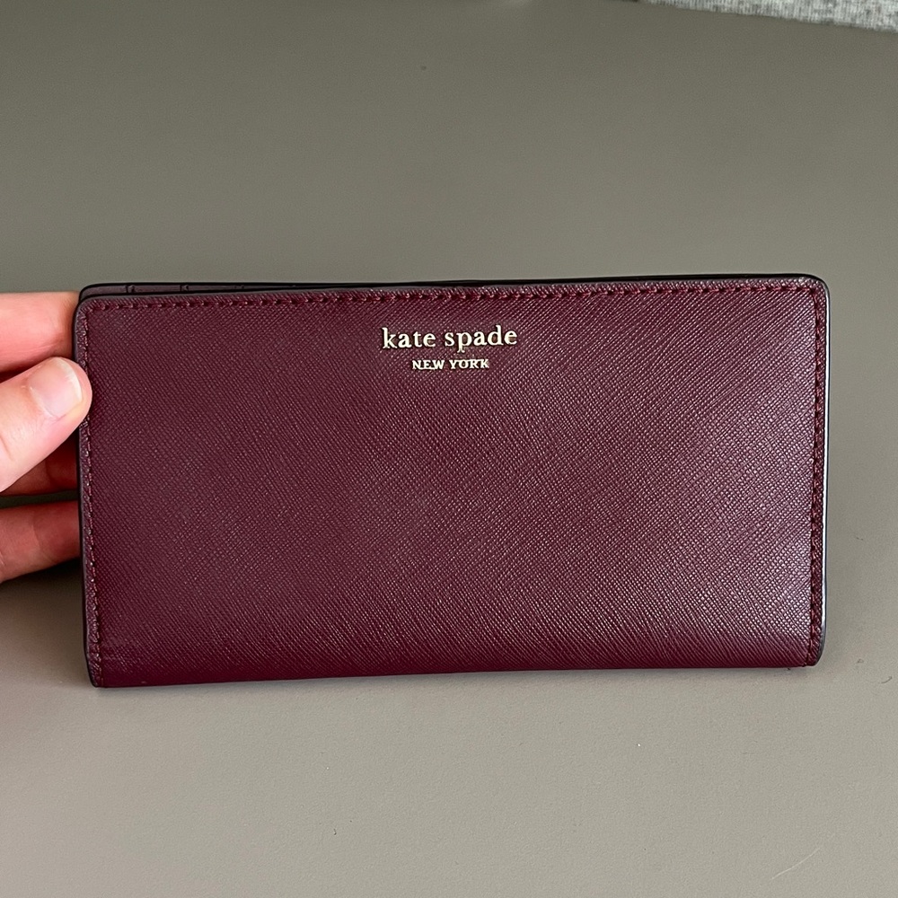 Kate Spade burgundy wallet